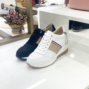 [탠디]여성 키높이 스니커즈 X22016 BLACK WHITE HDSF1DB_BP