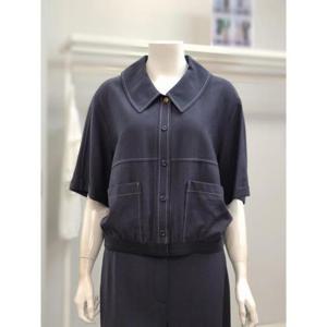 베스띠벨리 세이브존02 밴딩 블라우스 BK-BAF1442-NA