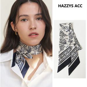 [HISC5F311N2]Toile de Jouy 네이비 쁘띠 실크 스카프