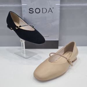 [소다][소다]여성 구두 플랫 FLF304 2칼라_US