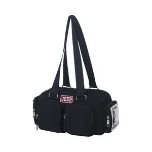 [지프]JP0GAU532 큰지프 와펜 2024년 블랙 숄더백_SC