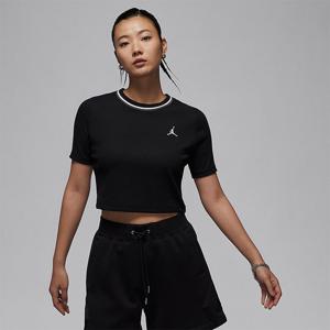 나이키반팔티 SQJ FV7090-010 우먼스 조던 크롭 반팔 티셔츠