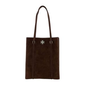 토리버치 턴락 스몰 누벅 쇼퍼 토트백 169180 200 DARK COCOA