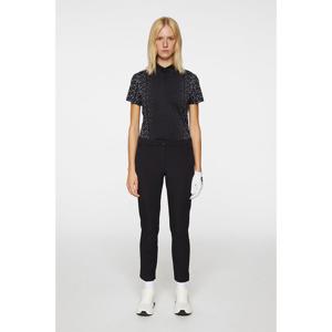 제이린드버그 FW 여성 레이 플리스 기모 트윌 골프 팬츠 블랙 GWPA12005