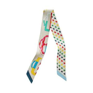 에르메스 부클레리 모던 플루메티 트윌리 크레 블루 루즈 H063351S07