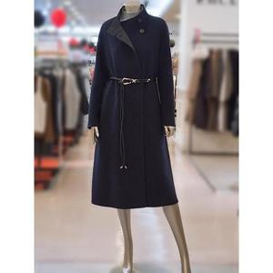 미니멈 세이브존03 미니멈 하이넥 핸드메이드 롱 코트 AGMXDAHL0030A