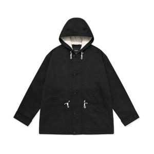 M 커버낫후드집업 CQK CO2301JK16-BK 후디 코트 자켓 블랙