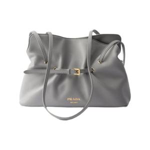 프라다 스몰 프라다 다다 나파 레더 백 그래닛 그레이 1BG586-2DX8-F073X