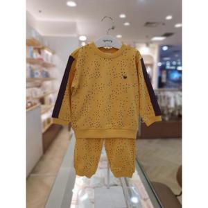 아가방 세이브존03 아가방 리프 배색 맨투맨 상하세트 AG01Q553002A