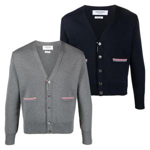 톰브라운 스트라이프 트리밍 가디건 MKC354A Y1002