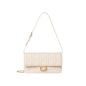 펜디 FF 모티프 체인 바게트 월렛 화이트 8M0498AAJDF0VWM