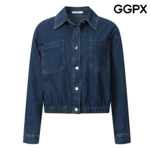 [지지피엑스]밑단밴딩카라포켓 데님자켓GP8JK006B