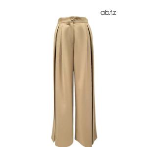 [에이비에프지]스타일리쉬 투 핀턱 하이웨이스트 와이드 팬츠 APZ4QP31J