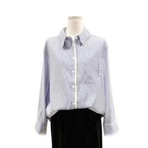 [비지트인뉴욕]배색 스트라이프 셔츠 VB9LS72