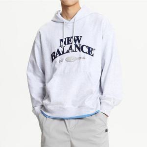 [뉴발란스] UNI 그래픽 후드티 세미오버 NBN0E42823-16