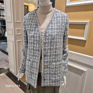 [BCBG] 올앤썬드리 봄25 블리 트위드 자켓 A5S2J134