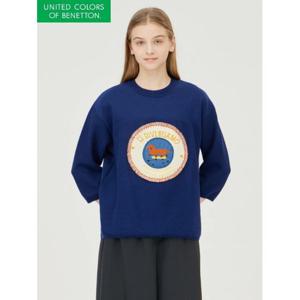 [베네통]강아지 패치 니트_BAKP08441