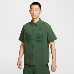 나이키반팔티 SQJ HV2165-323 트레일 남성 드라이 핏 UV 러닝 버튼업 탑