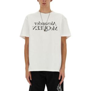 알렉산더 맥퀸 반팔 티셔츠 781977 QTAAZ0909 WHITE