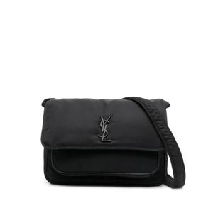 생로랑 니키 로고 장식 메신저 백 757146FACKH