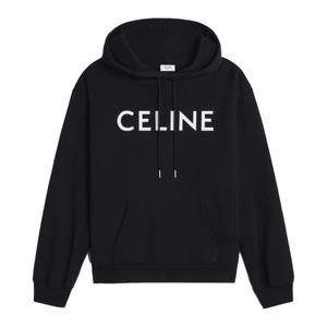 25 FW 셀린느 옴므 클래식 로고 후드 스웨트셔츠 블랙 2Y321670Q