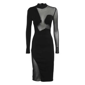 25 FW 존리치몬드 메시 패널 장식 파티 드레스 RWP23029VESV TP442655211