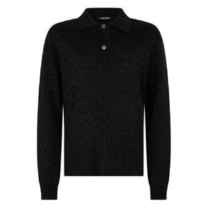 25 FW 로베르토 카발리 레오파드 프린트 폴로 셔츠 VRM641MQ028 TP442331293