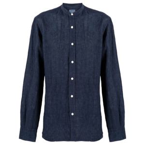 25 FW 바르바 밴드 칼라 리넨 셔츠 LFU78P01707108U TP441782896