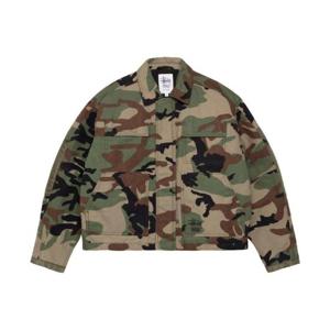 스투시 유틸리티 워크 자켓 우드랜드 카모 115860