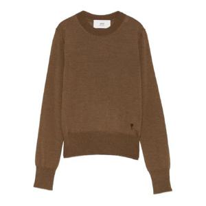AMI Paris 하트 에이 로고 울 스웨터 FKS835KN0066