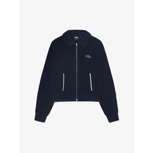 [휠라] FILA 여성용 테리 2WAY 카라 집업 FS254FT01F001472 네이비