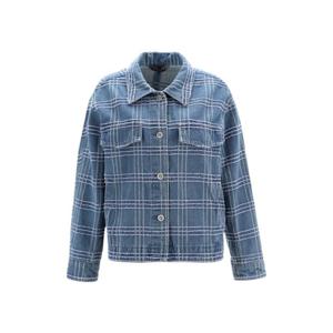 [엠씨]체크패턴 캐쥬얼한 데님재킷  C53J082