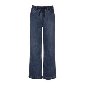 [뱅뱅]여성 밴딩 기모 크롭 와이드 스판 청바지 NQL763