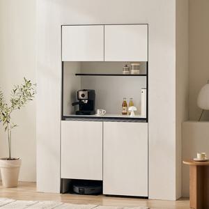 삼익가구 더비스 1000 비스포크 오브제 주방수납장(로봇청소기장)