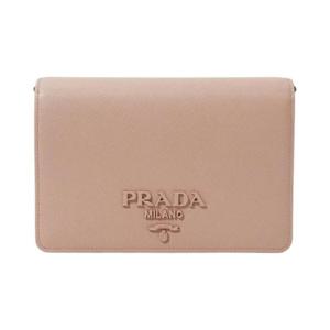 프라다 사피아노 레더 숄더백 파우더 핑크 1BP012-NZV-F0236