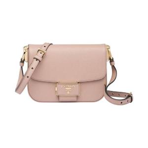 프라다 엠블럼 사피아노 숄더백 파우더 핑크 1BD217-NZV-F0236