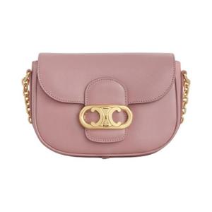 셀린느 샤이니 카프스킨 스몰 체인 마이옹 트리옹프 백 빈티지 핑크 191743BUN-25VP