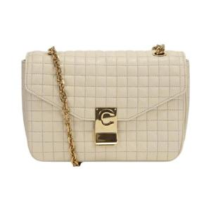 셀린느 미디움 퀼티드 숄더백 바닐라 187253BFC-01VA