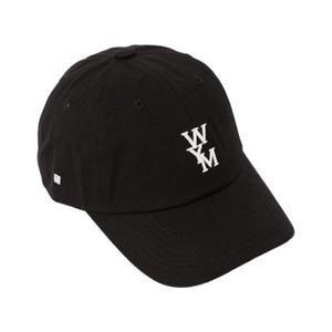 우영미 로고 볼캡 블랙   25FW W253AC51661B