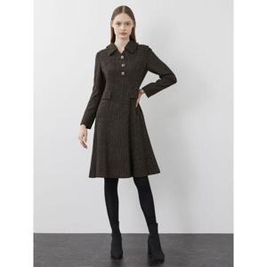 [올리비아로렌]올리비아로렌 sh06 체크A라인 원피스 VOCOA3W9211