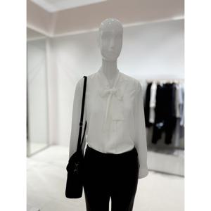 [숲]V넥 타이 긴팔블라우스  SB9LS91C