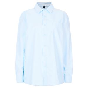 샵앤) 남여공용 카라넥 루즈핏 옥스퍼드 긴팔 남방 셔츠 INT-WBL-20828-라이트스카이