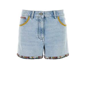 발렌티노 플로럴 트림 데님 반바지 7B3DD20B94W 508 TP948112718