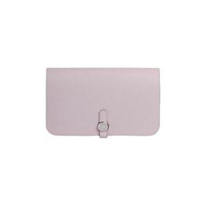 에르메스 도곤 듀오 장지갑 에버컬러   팔라듐 하드웨어 모브 빨 H065732CK09