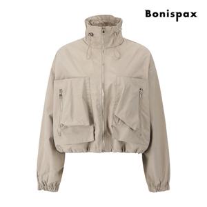 보니스팍스  멀티포켓 크롭 하이넥 점퍼 (XP9JP007M0)