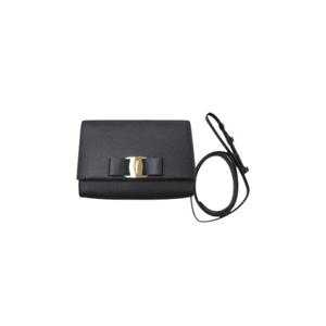 페라가모 카프스킨 숄더백 네로 220871-778997