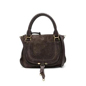 25 FW 끌로에 롤 핸들 스웨이드 토트 백 CH25AS660Q0724X TP443476967