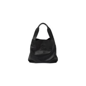 미우미우 레더 호보백 블랙 5BC119-2DDJ-F0002