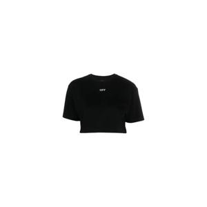 오프화이트 오프화이트 블랙 반팔 티셔츠 2252718