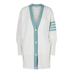 톰브라운 가디건 FKC563A Y3017 100 10002 40 White